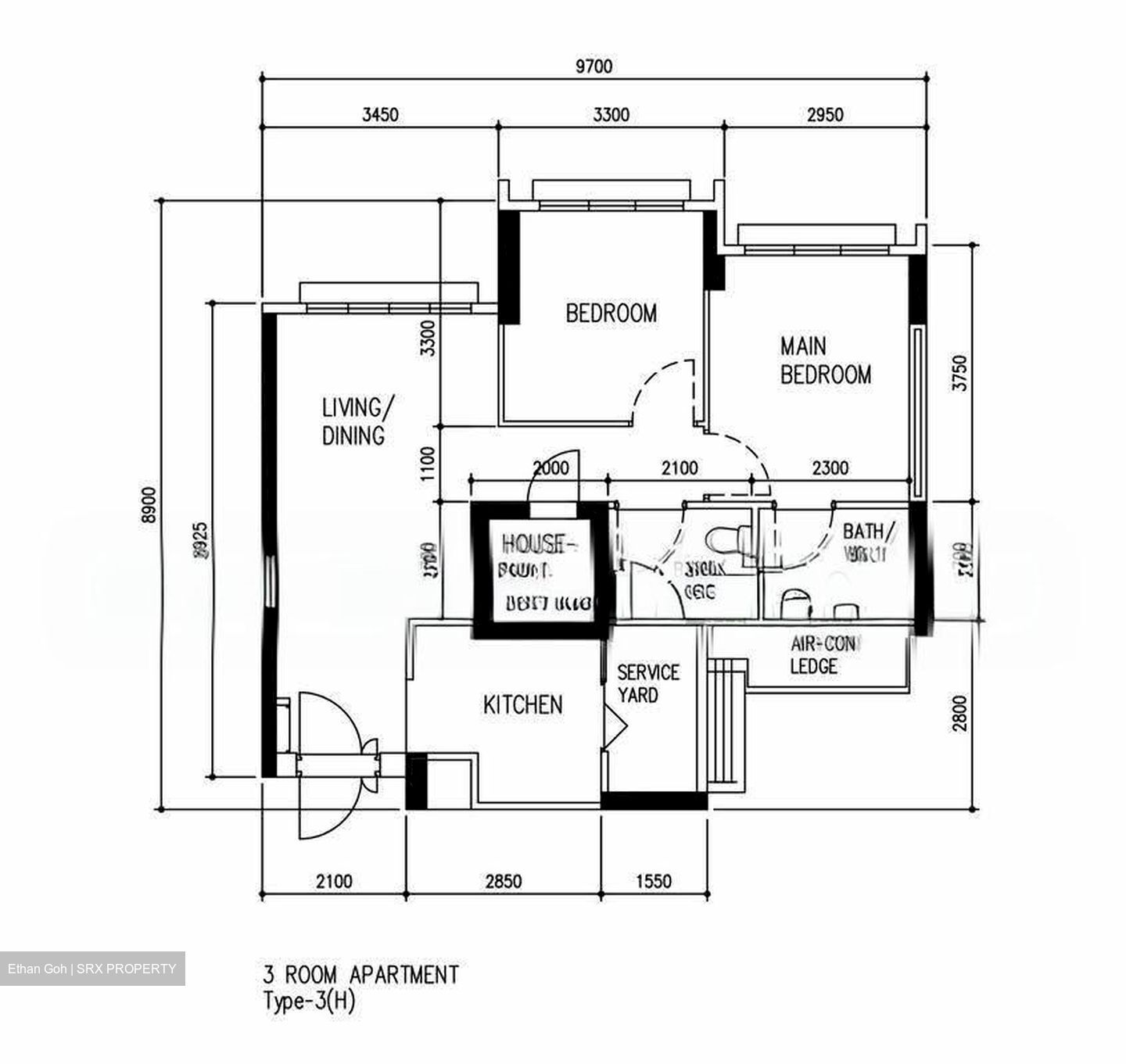 Blk 675D Fern Grove @ Yishun (Yishun), HDB 3 Rooms #631871411